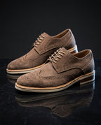 Sutton Men's Cushioned Leather Lace Up Brogue Shoes