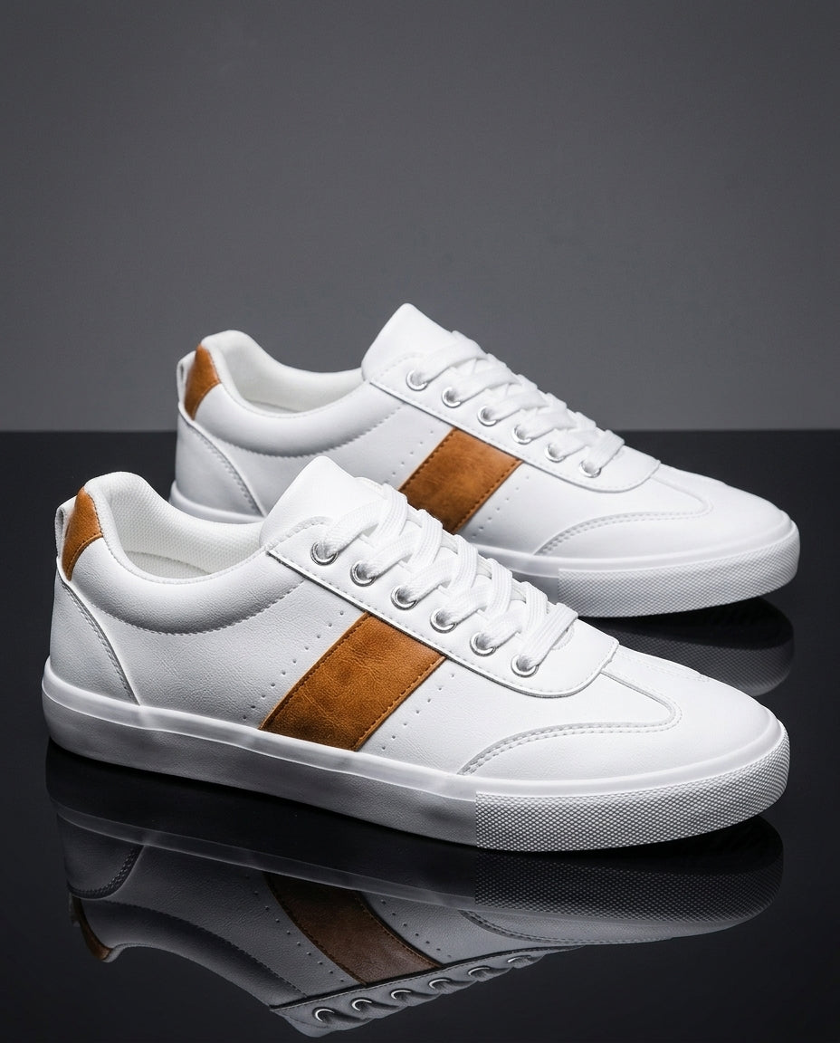 Luca Men's Cushioned Low Top Lace Up Sneakers