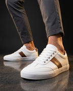 Luca Men's Cushioned Low Top Lace Up Sneakers