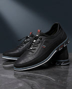Rocco Men's Orthopedic Leather Slip On Sneakers
