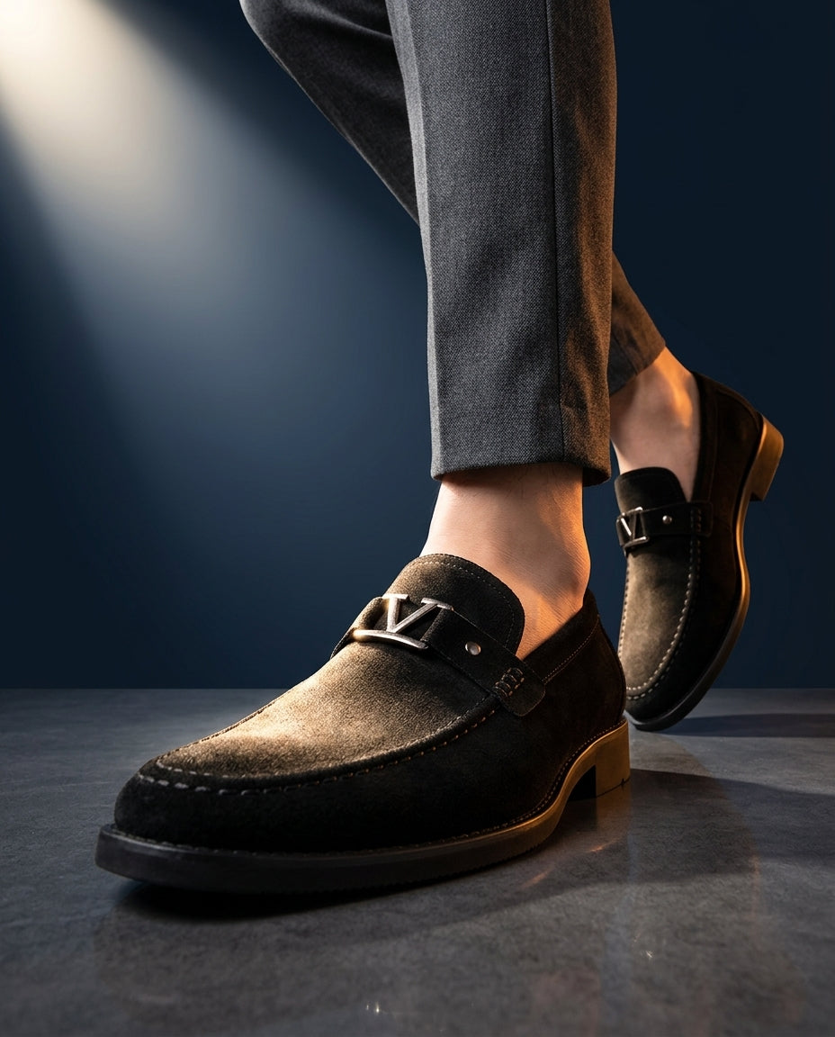 Aldo Men's Luxury Suede Slip On Loafers