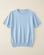 Salbo Men's Lightweight Cashmere Crew Neck Tee
