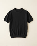 Salbo Men's Lightweight Cashmere Crew Neck Tee