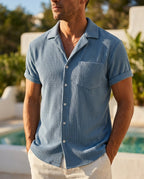 Brescia Men's Slim Fit Corduroy Shirt