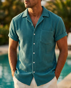 Brescia Men's Slim Fit Corduroy Shirt