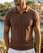 Siena Men's Breathable Knit Polo Shirt