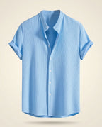 Lucian Men's Slim Fit Stand Collar Shirt