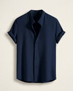 Lucian Men's Slim Fit Stand Collar Shirt