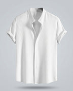 Lucian Men's Slim Fit Stand Collar Shirt
