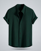 Lucian Men's Slim Fit Stand Collar Shirt