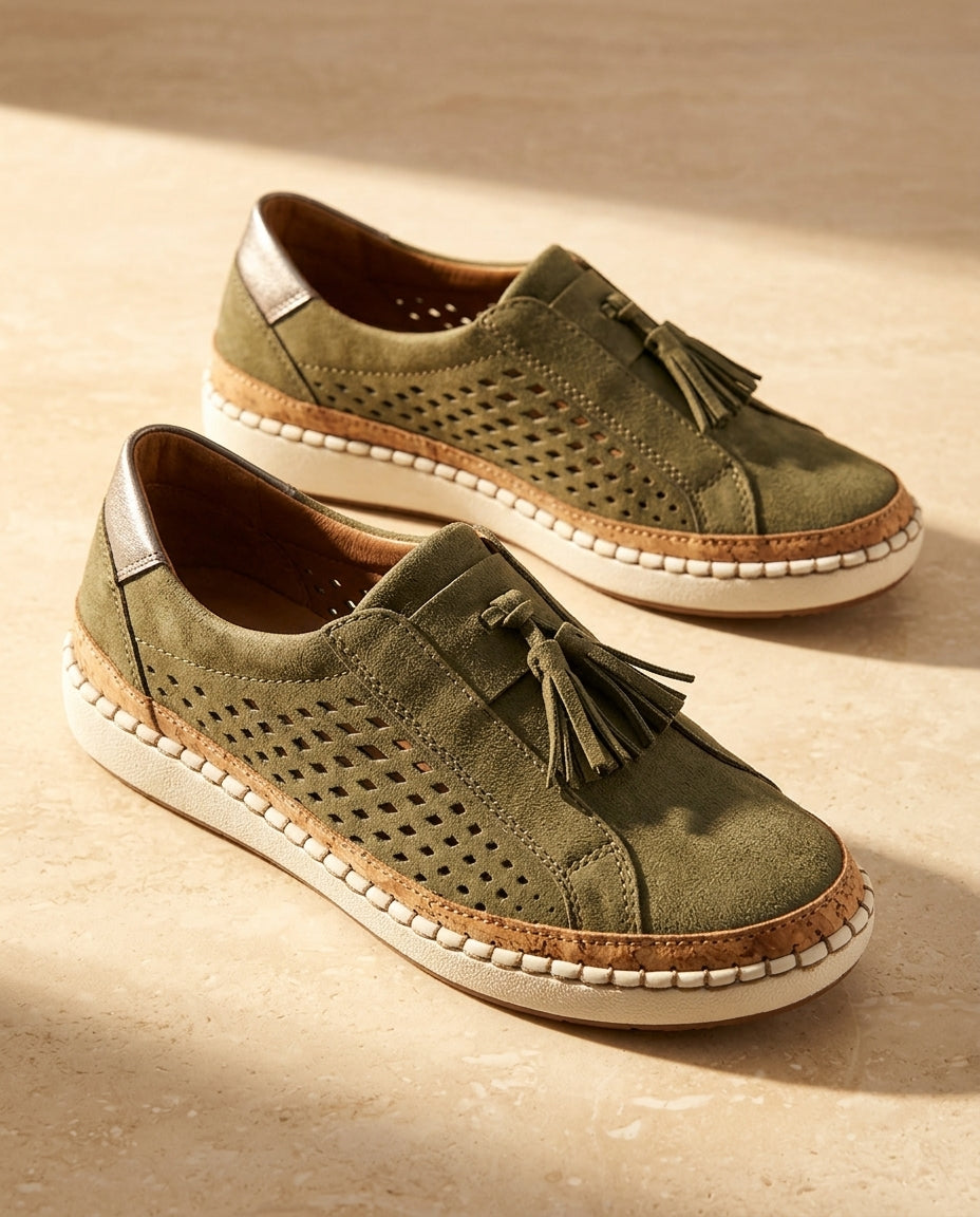 Elise Women's Orthopedic Knit Slip On Sneakers