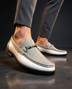 Pietro Men's Breathable Perforated Italian Leather Loafers