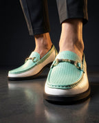 Pietro Men's Breathable Perforated Italian Leather Loafers