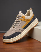 Archer Men's Cushioned Leather Sneakers