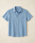 Newport Men's Breathable Linen Cotton Spread Collar Shirt