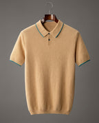 Ellery Men's Lightweight Cashmere Slim Fit Polo Shirt
