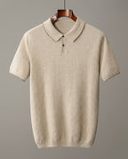 Ellery Men's Lightweight Cashmere Slim Fit Polo Shirt