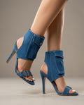 Carmen Women's Gladiator Ankle Strap Stiletto Heels
