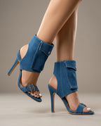 Carmen Women's Gladiator Ankle Strap Stiletto Heels