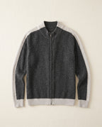 Savino Men's Lightweight Cashmere Zip Up Jacket