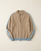 Savino Men's Lightweight Cashmere Zip Up Jacket