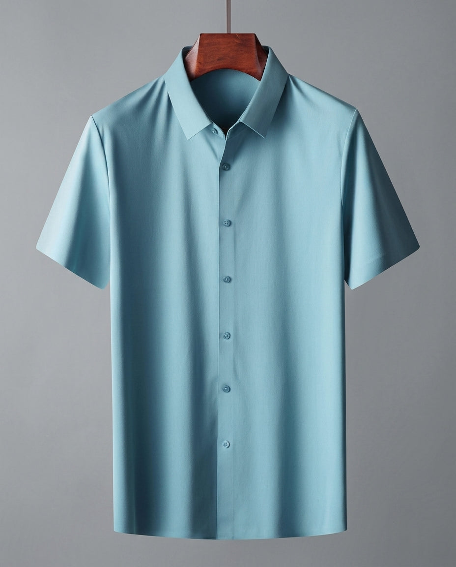 Rhys Men's Breathable Silk Relaxed Fit Shirt