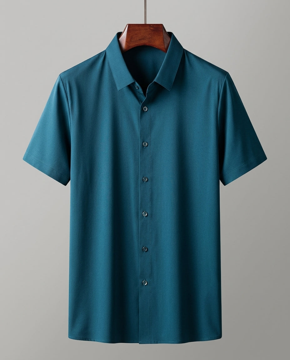 Rhys Men's Breathable Silk Relaxed Fit Shirt