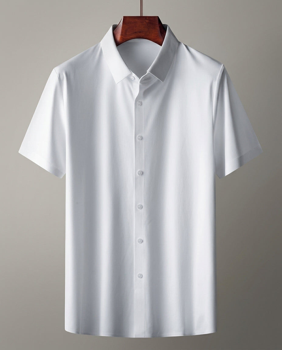 Rhys Men's Breathable Silk Relaxed Fit Shirt
