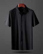 Rhys Men's Breathable Silk Relaxed Fit Shirt