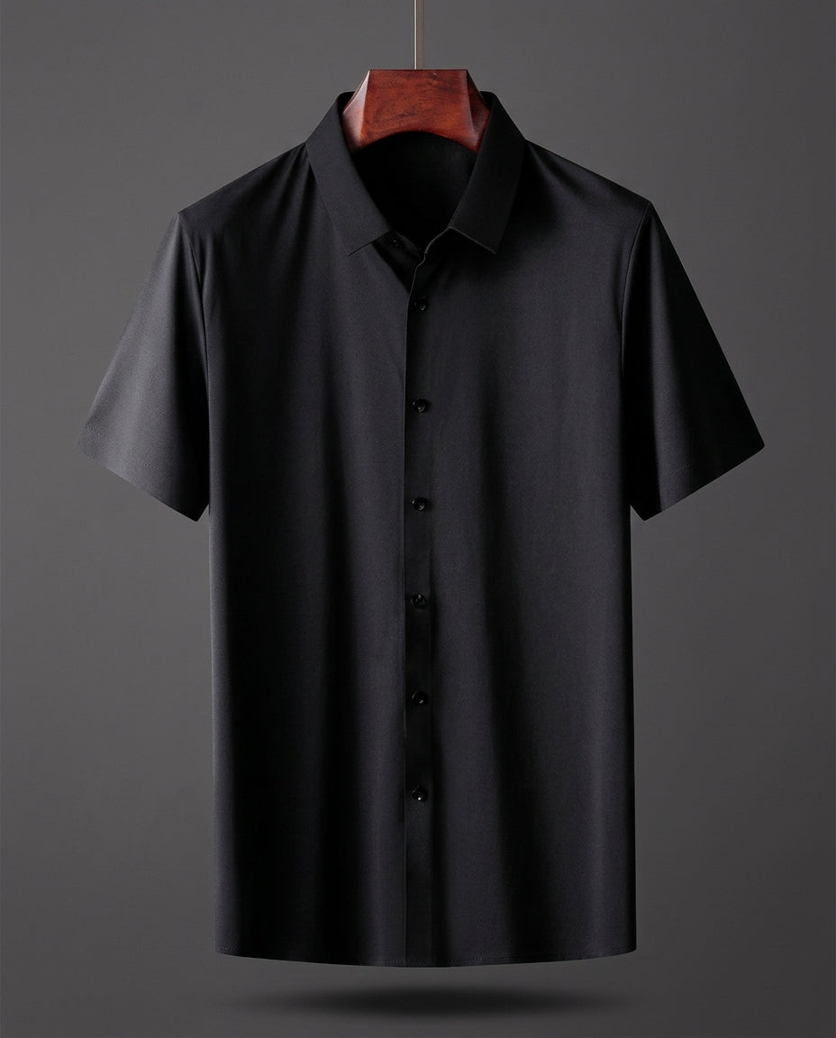Rhys Men's Breathable Silk Relaxed Fit Shirt