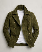 Whitman Men's Wool Double Breasted Pea Coat