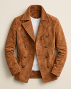 Whitman Men's Wool Double Breasted Pea Coat