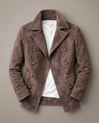 Whitman Men's Wool Double Breasted Pea Coat