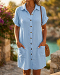 Elodie Women's Lightweight Relaxed Midi Dress