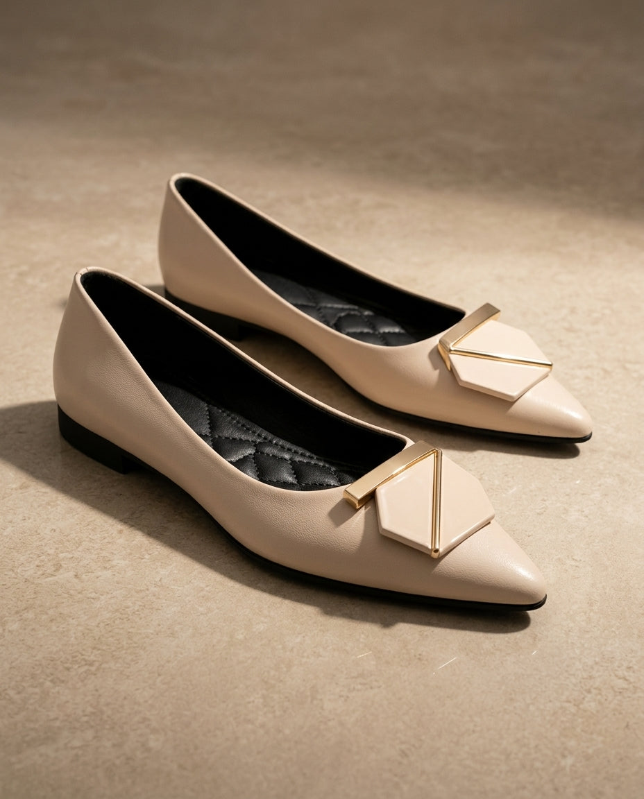 Clara Women's Cushioned Pointed Toe Flats