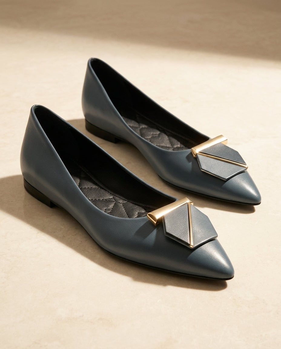 Clara Women's Cushioned Pointed Toe Flats