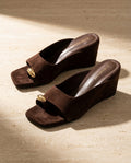 Hazel Women's Summer Lightweight Square Toe Wedges