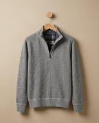 Holt Men's Cotton Quarter Zip Pullover