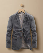 Cash Men's Double Breasted Denim Jacket