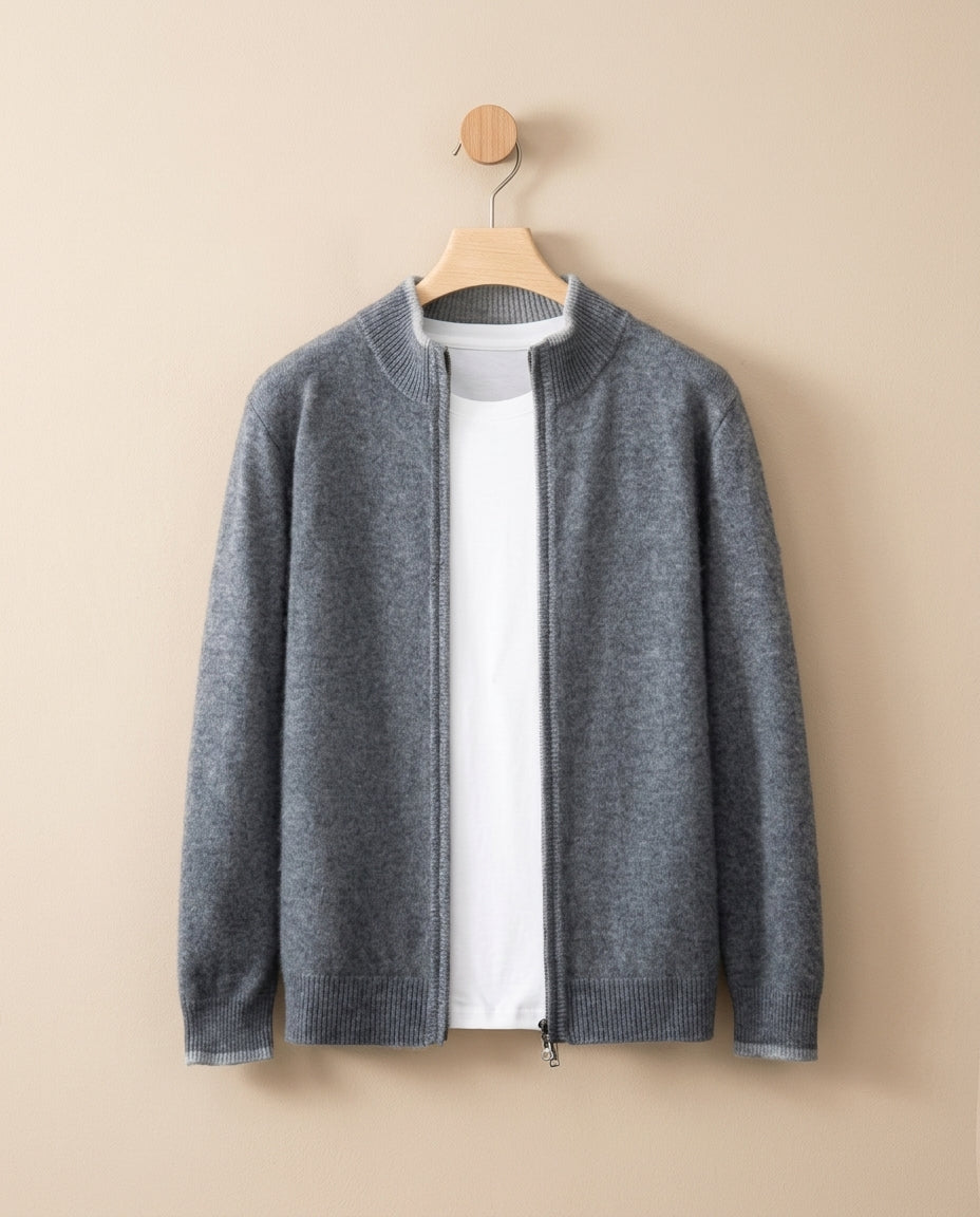 Marsh Men's Breathable Cashmere Cardigan