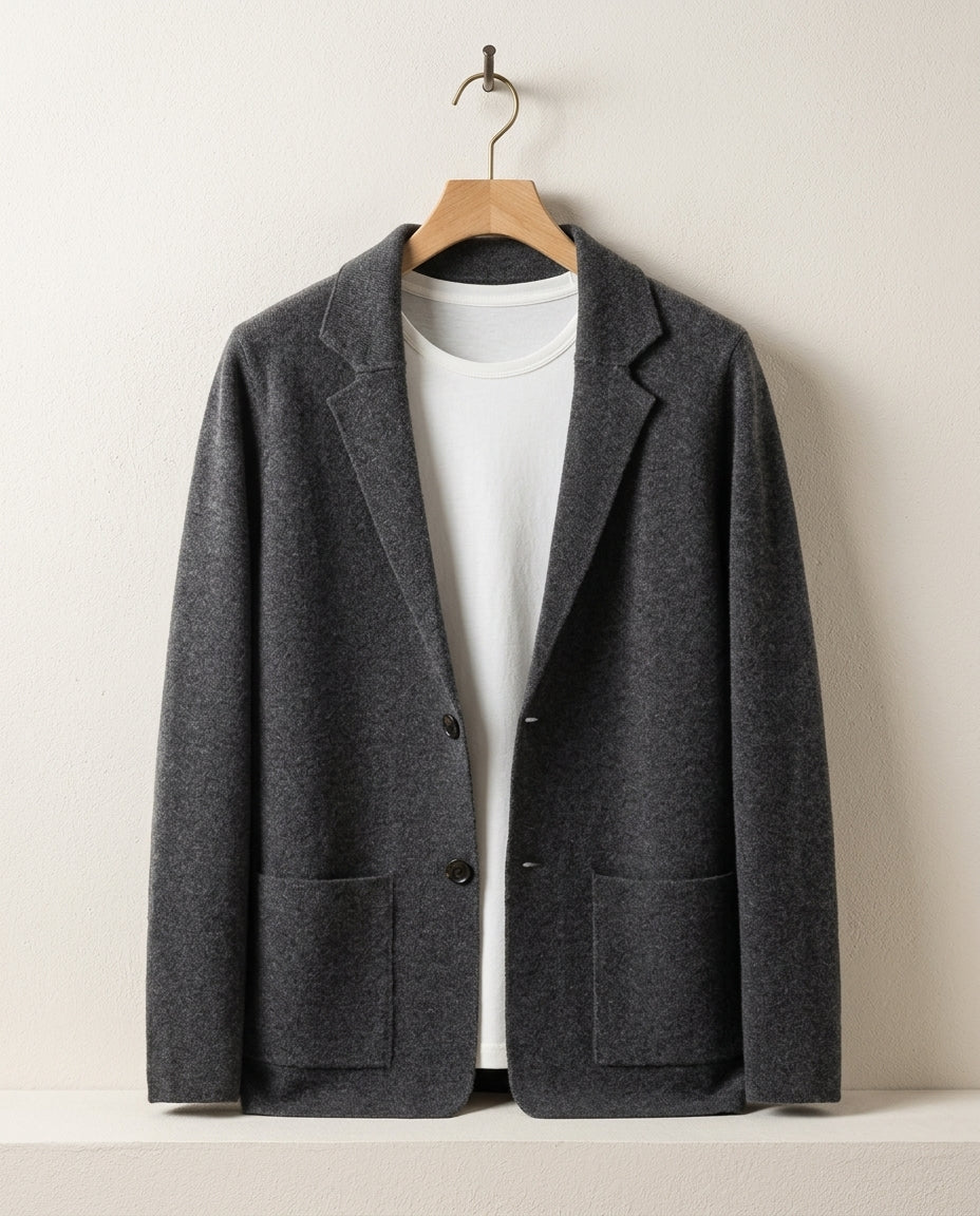Wade Men's Cashmere Button Cardigan