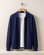 Errol Men's Cashmere Zip Cardigan