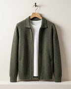 Errol Men's Cashmere Zip Cardigan
