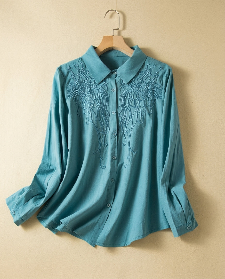 Elsa Women's Lightweight Linen Shirt