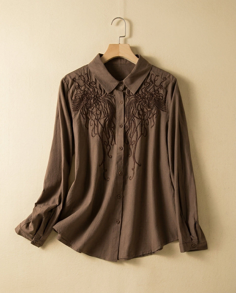 Elsa Women's Lightweight Linen Shirt