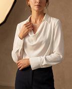 Florence Women's Gathered Neck Blouse