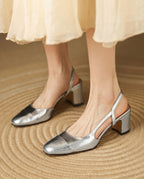 Nina Women's Cushioned Leather Block Heels