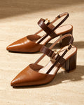 Posy Women's Arch Support Leather Slingbacks