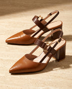 Posy Women's Arch Support Leather Slingbacks