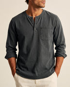 Reid Men's Breathable Cotton Henley Shirt